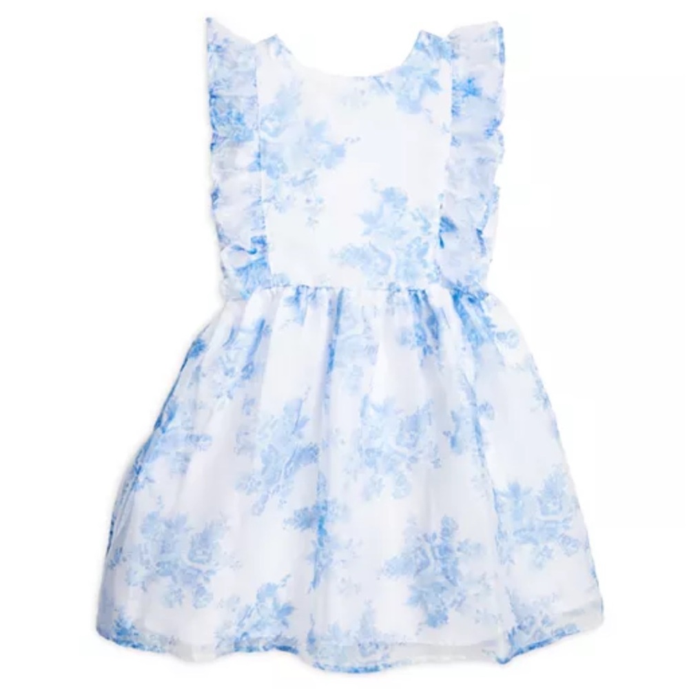 Pippa & Julie Girls’ Floral Print Ruffle Dress